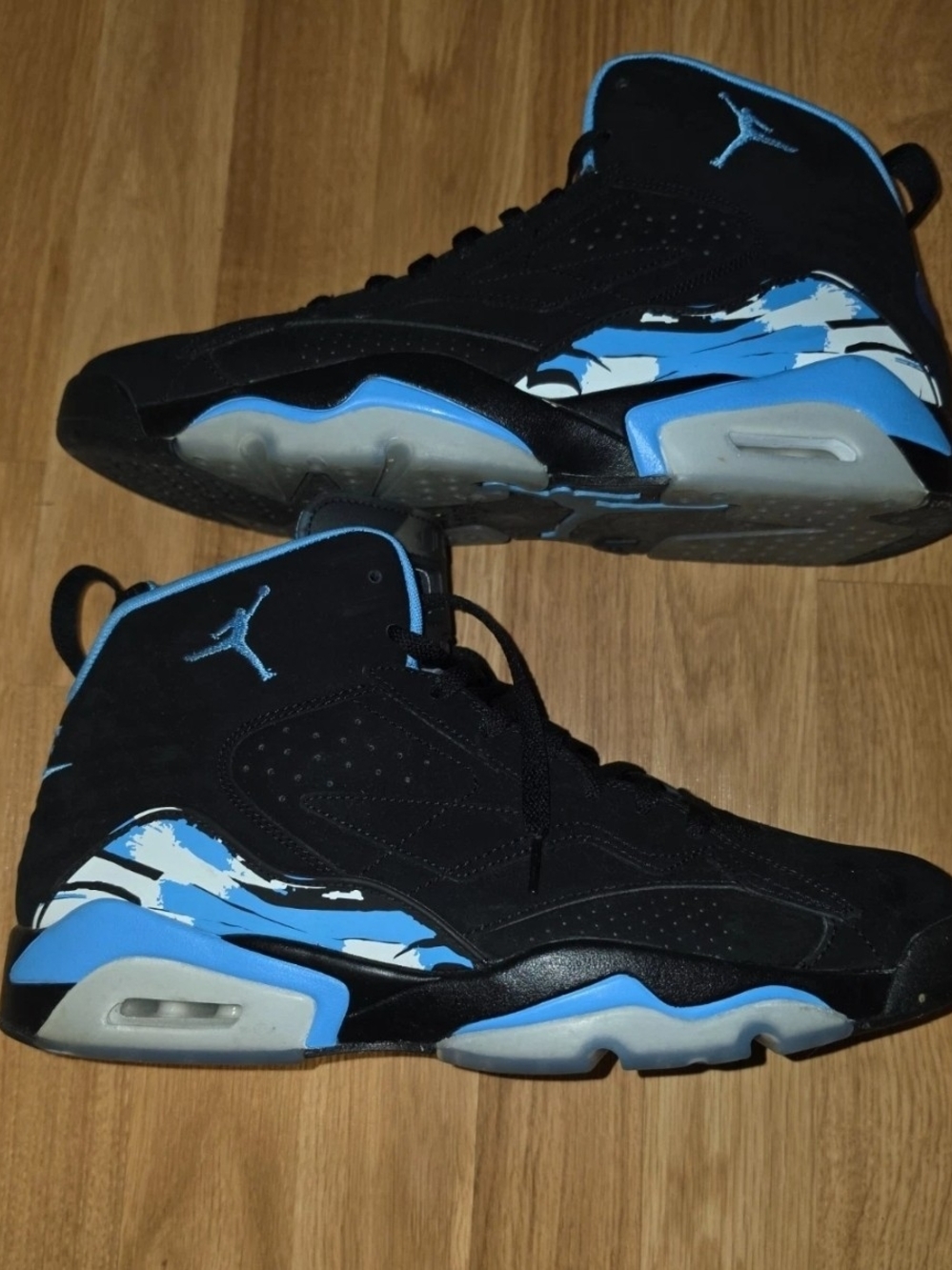 Air Jordan MVP UNC Jumpman University Blue Black Shoes DZ4475-004 Mens 10.5